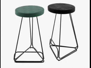 delta counter stool 3D Model