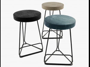 delta counter stool 3D Model