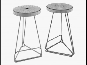 delta counter stool Modelo 3D