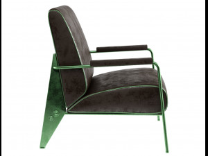 fauteuil de salon haut free Model 3D