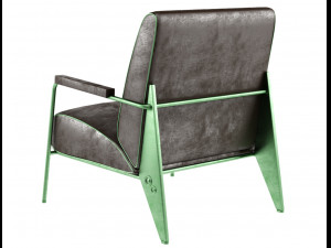 fauteuil de salon haut free Modèle 3D
