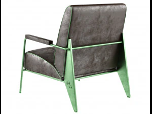 fauteuil de salon haut free 3D Model