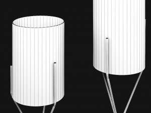 three lamps gold 3D मॉडल