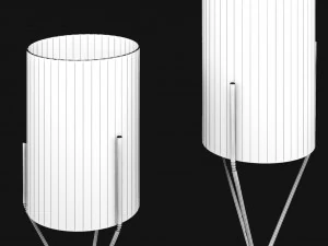 three lamps gold 3D Model