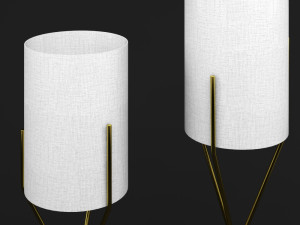 three lamps gold 3D मॉडल