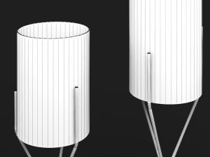 three lamps gold 3D Model