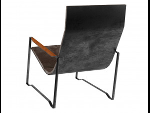 lounge chair based in eames Model 3D