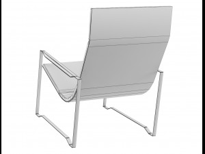 lounge chair based in eames Model 3D