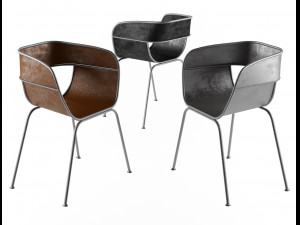 scoop chair industry west Modelo 3D
