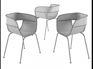 scoop chair industry west Modelo 3D
