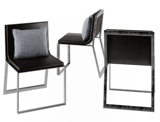 blau armchair gandia blasco 3D 모델 .c4d .max .obj .3ds .fbx .stl .blend 