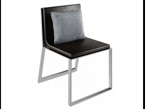 blau armchair gandia blasco 3D 모델