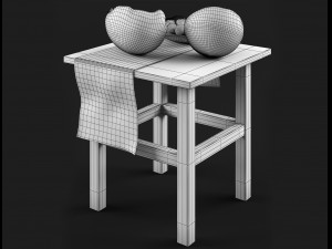 fruits bowl tucker robbins 3D Model