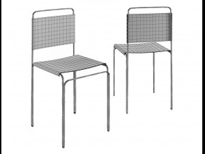 chair modern with leather Modelo 3D