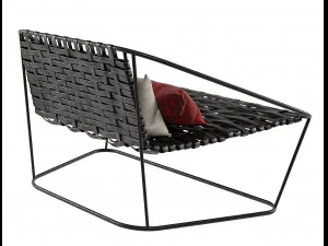 divanetto arflex cloud poltrona carlo colombo Modello 3D