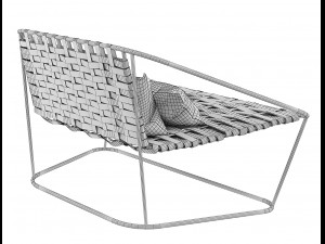 small sofa arflex cloud carlo colombo armchair 3D 模型