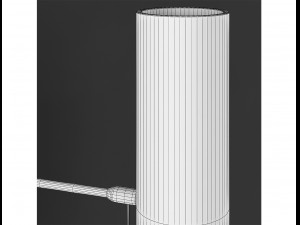 frankfort articulating wall light lamp low-poly Modello 3D