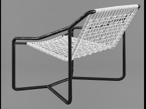 dockside lounge chair palecek dockside Model 3D
