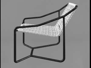 dockside lounge chair palecek dockside Model 3D