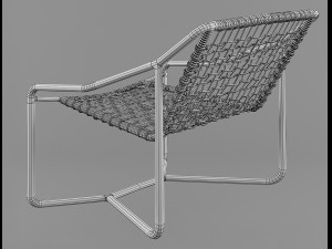 dockside lounge chair palecek dockside Model 3D
