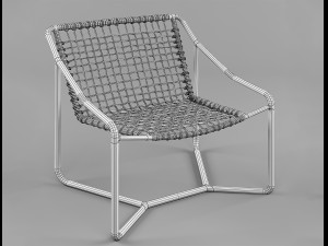 dockside lounge chair palecek dockside Model 3D