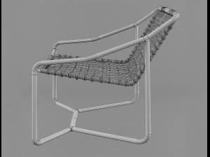 dockside lounge chair palecek dockside Model 3D