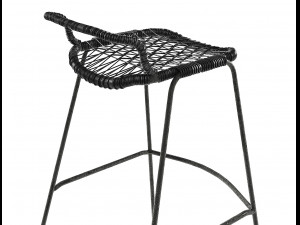 bar stool allu restaurant gervasoni ikea poliform Model 3D