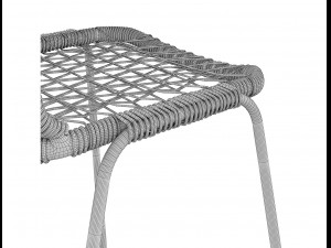bar stool allu restaurant gervasoni ikea poliform Model 3D