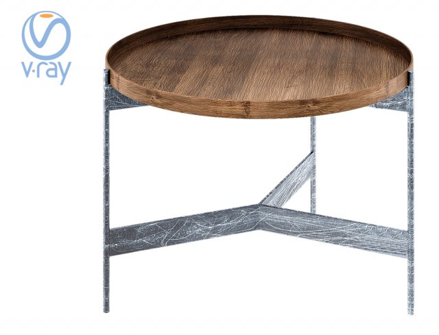 abaco coffee table metal pianca 3D Model .c4d .max .obj .3ds .fbx .stl .blend 