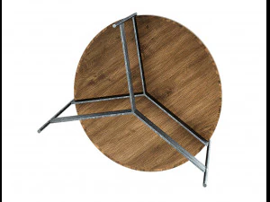 abaco coffee table metal pianca 3D Model