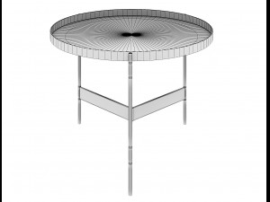 abaco coffee table metal pianca 3D Model