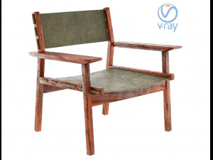 Poltrona lounge djuro skargaarden Modello 3D