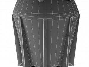 plant in pot flowerpot exotic plant Model 3D