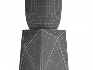 plant in pot flowerpot exotic plant 3D 模型