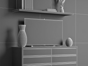 envy dresser set model 3D Model