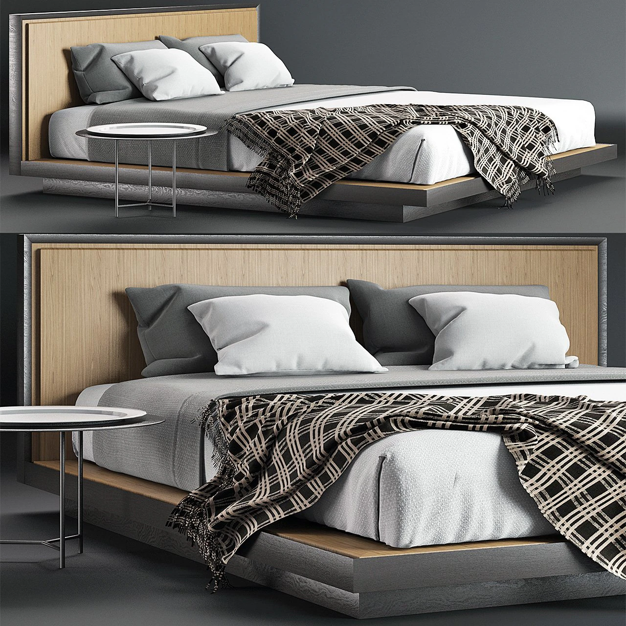 envy king bed 3D Model .c4d .max .obj .3ds .fbx .stl .blend