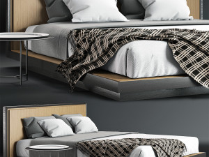 envy king bed 3D 模型
