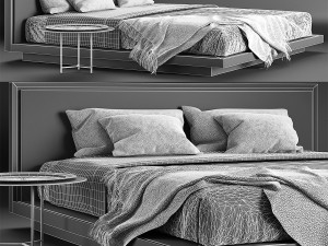 envy king bed 3D 模型