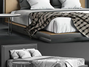 envy king bed 3D Model