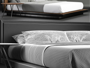 envy queen bed Modelo 3D