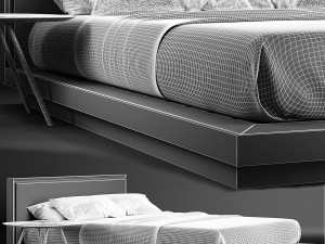 envy queen bed Modelo 3D