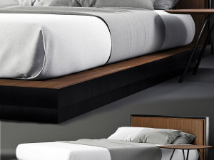 envy queen bed Modelo 3D