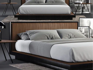 jogo de cama queen inveja Modelo 3D