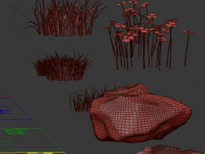 house grass or lawns 3D Model