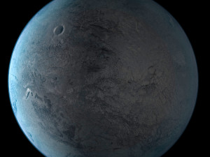 eris fictional world planet 3D Model