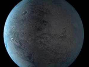 eris fictional world planet 3D Model