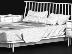 modern bed living wayfair home 3Dモデル