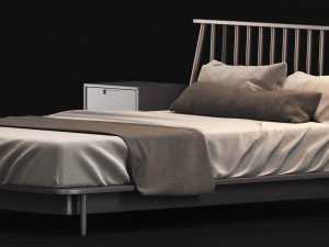modern bed living wayfair home 3Dモデル