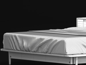 modern bed living wayfair home 3Dモデル