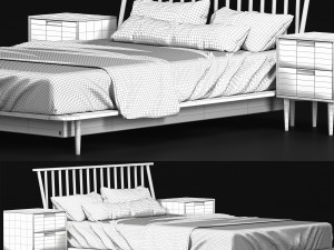 modern bed living wayfair home 3Dモデル